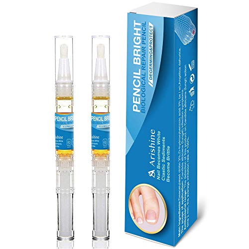 Arishine Nail Repair Pens for Toenail and Fingernail, Maximum Strength Nail Hydrates, Renews Yellow, Cracked and Split Nail