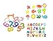 Novelty House Educational Toys 48pcs Refrigerator Magnets Number Letters Animal Cartoon Fun Fridge Magnets for Toddlers Kids Gift Set