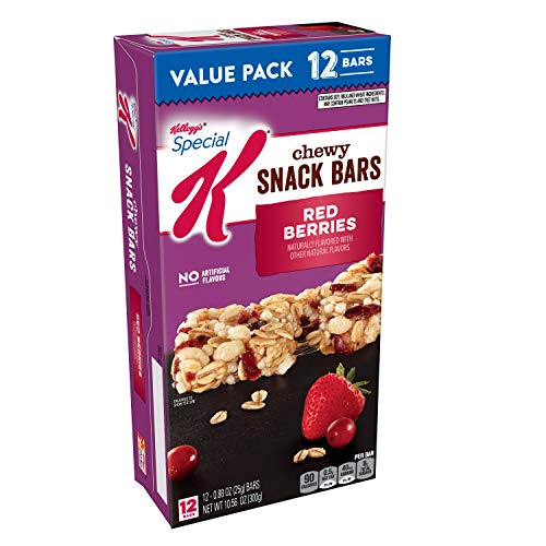 Special K Chewy Snack Bars Red Berries with Dried Cranberries Value Pack, 10.56 Ounce