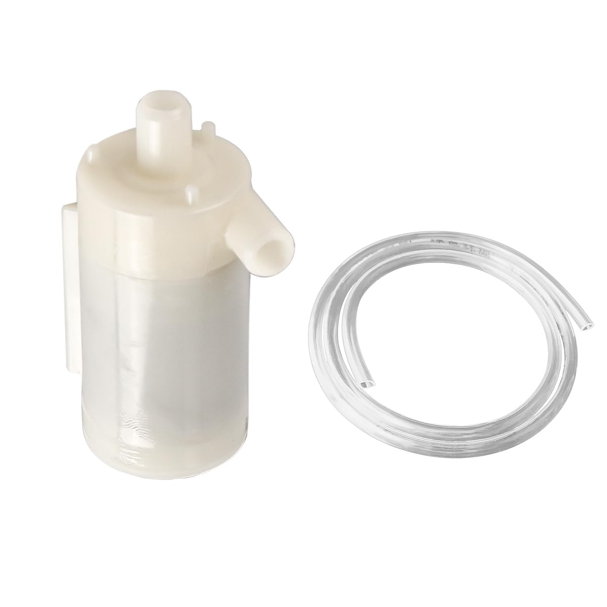 FONGKNOX Micro Submersible Mini Water Pump 3V 5V White Micro Submersible Motor Pump with Clear Vinyl Tubing Flexible PVC Tubing for Fish Tank Fountain Aquarium Garden