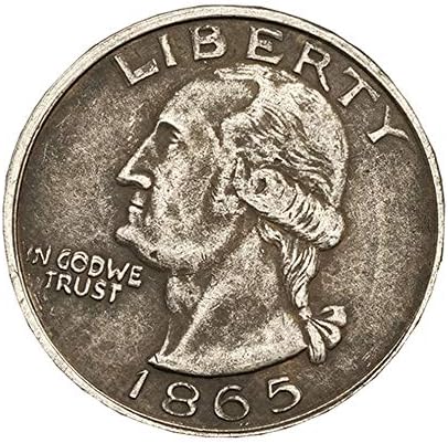 homker Washington Eagle Eagle Eagle Retro Silver Plated Commemorative Coin 10 Pcs,Silver,1.5"