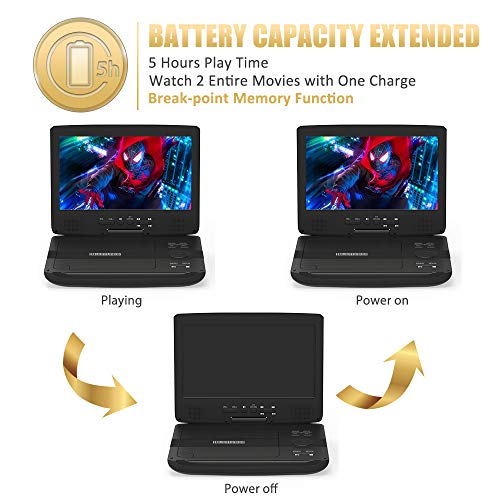 2 HD+JUNTUNKOR+Portable+Rechargeable+Headrest