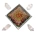 Mixed Stone Crystal Orgone Pyramid/EMF Protection Meditation Yoga Energy Generator