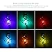 Wind Chimes- Solar Pendant Light Wind Spinners Solar Wind Chime with Color Changing Solar Lights Wind Bling Crystal Ball Light LED Light Decoration