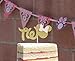 Gold And Pink Glitter Minnie Mouse Inspired Cake Topper for Two Years Old Birthday Best Seller