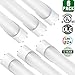 6 Pack Hykolity T8/T10/T12 LED Tube Light 4FT 18W (40W Equivalent) Shop Lights, 2160LM, 5000K Daylight White, UL Listed and DLC Qualified, Fluorescent Tubes Replacement, Easy Retrofit Installation
