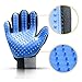 Pet Grooming Glove Brush Dog Grooming Kit - Shedding Hand Mitt - Dog Washing Mitt - Lint Fur Furniture Tool - Long Medium Coat - Animal Hair Remover Brush Kit Bundle