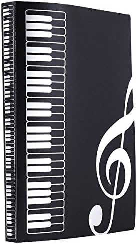 MUSE Sheet File Paper Documents Storage Folder Holder Plastic.A4 Size, 40 Pockets