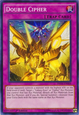 Yu-Gi-Oh! - Double Cipher (INOV-EN068) - Invasion: Vengeance - 1st Edition - Common