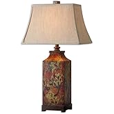 Uttermost Colorful Flowers - 1 Light Table Lamp