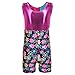 HOZIY Leotards for Girls Gymnastics Biketards Size 6-7 Years old Flowers Sparkles