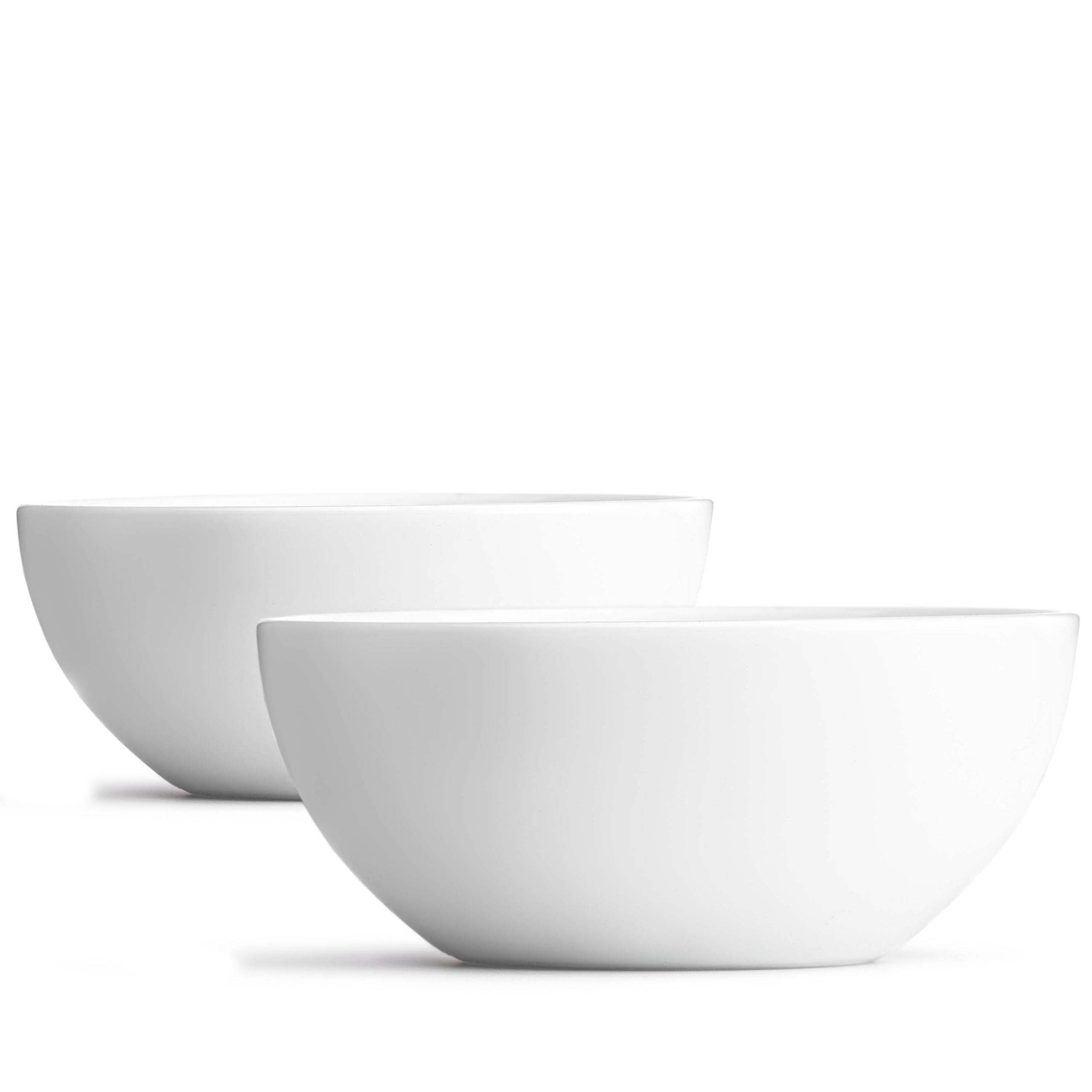 Chinese Tea Cup Bone Porcelain - 2 Teacups from China in Thin Porcelain - Classic Bowl Shape 50 ml Each