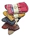 LuluVin's Women's Colorful Crew Vintage Inspired Knit Socks (5 Pairs) Multicolored with Dots
