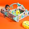 Bright-Starts-5-in-1-Your-Way-Ball-Play-Mat-Activity-Gym-with-35-Balls-12-Toys-and-20-Minutes-of-Lights-and-Music-green Bright Starts 5-in-1 Your Way Ball Play, Mat & Activity Gym with 35 Balls, 12 Toys and 20 Minutes of Lights and Music…