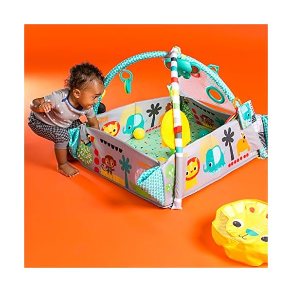 Bright-Starts-5-in-1-Your-Way-Ball-Play-Mat-Activity-Gym-with-35-Balls-12-Toys-and-20-Minutes-of-Lights-and-Music-green Bright Starts 5-in-1 Your Way Ball Play, Mat & Activity Gym with 35 Balls, 12 Toys and 20 Minutes of Lights and Music…