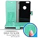 BUDDIBOX iPhone 6s Case, [Wrist Strap] Premium PU Leather Wallet Case with [Kickstand] Card Holder and ID Slot for Apple iPhone 6S / 6, (Teal)