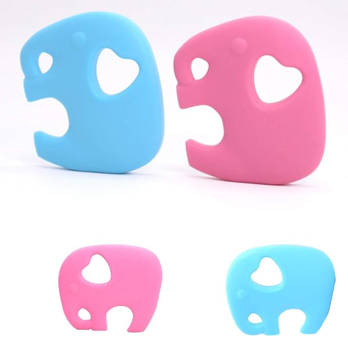 Coddtington Bebés y niños pequeños Elefante Silicona Mordedor Bebé ...