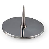 遊器浪漫 燭台 銀 Φ3.9x2.6cm 仏壇用 ミニステンレスろーそく立て シルバー 大