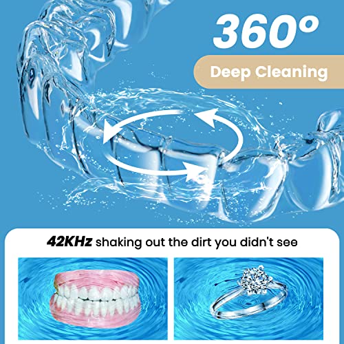 Ultrasonic Cleaner for Dentures & Retainers SpaceSaving, 42kHz