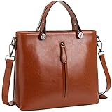 Heshe Women Fashion Leather Handbags Tote Top Handle Shoulder Bags Crossbody Handbag Designer Purse and Satchel for Office Ladies