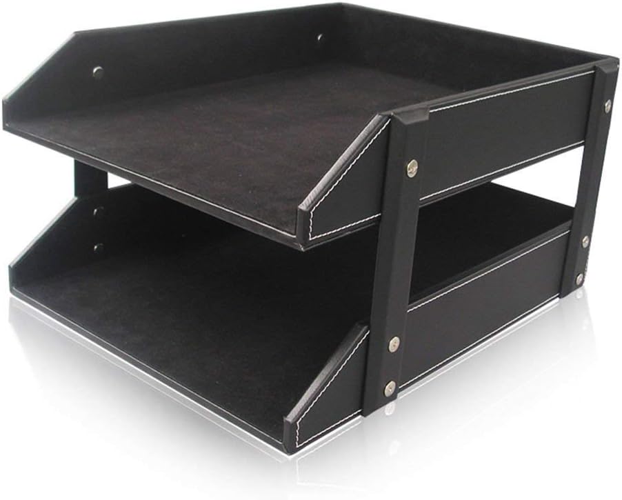 Best desk organizer for folders leather