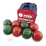 Perfetta Club Pro Bocce Ball Set 107mm Made in Italy Fleck Color