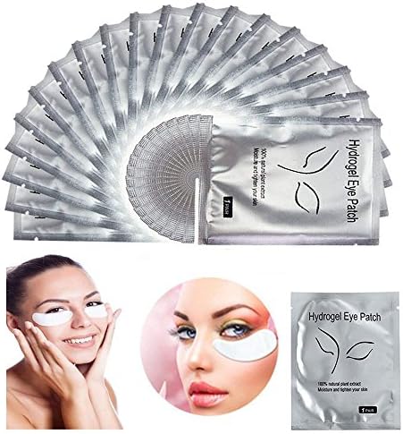 Bluemachine-Under Eye Pads, Professional Eyelash Pad Gel Patch for Lashes Extension Lint Free Eye Mask Tool - 200 Pairs