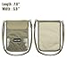 travel inspira Neck Wallet Passport Holder Foldable Pouch for Travel Carring & Valuables Hiding
