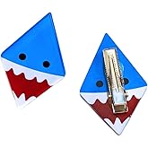 Anime Shark Girl Hair Clip Blue Cute Hair Accessories Barrette Headwear Cosplay Props Halloween Christmas Gift