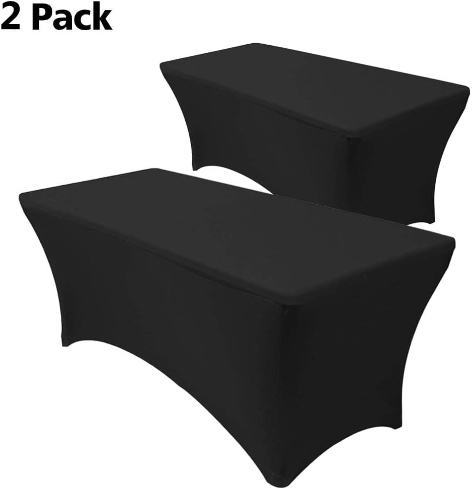 Best 4ft rectangular fitted spandex table cloth