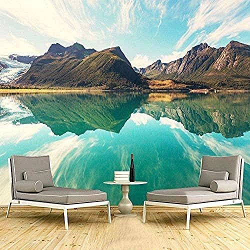 Xiutailtd カスタム写真壁紙3d自然風景湖壁壁画リビングルームテレビソファ背景壁画家の装飾壁紙 450x315 Cm 今だけスーパーセール限定
