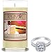 Birthday Cake Candle with Ring Inside (Surprise Jewelry Valued at $15 to $5,000) Ring Size 7