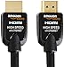 Amazon Basics High-Speed HDMI Cable 2-Pack - 6.5 Feet (2 Meters) Supports Ethernet, 3D, 4K and Audio Return