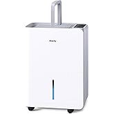 3500 Sq.Ft Basement Dehumidifier,AEOCKY Max 50 Pint/D Drain Hose Dehumidifier for Home,Bedroom,Bathroom,Room,Intelligent Humidistat,Quiet
