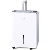 3500 Sq.Ft Basement Dehumidifier,AEOCKY Max 50 Pint/D Drain Hose Dehumidifier for Home,Bedroom,Bathroom,Room,Intelligent Humidistat,Quiet