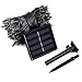 Flacchi Solar String Lights, 72ft 200 LED Fairy Christmas Lights, 8 Modes Ambiance Lighting for Outdoor, Patio, Lawn, Landscape, Garden, Home, Wedding (Blue) (F002)