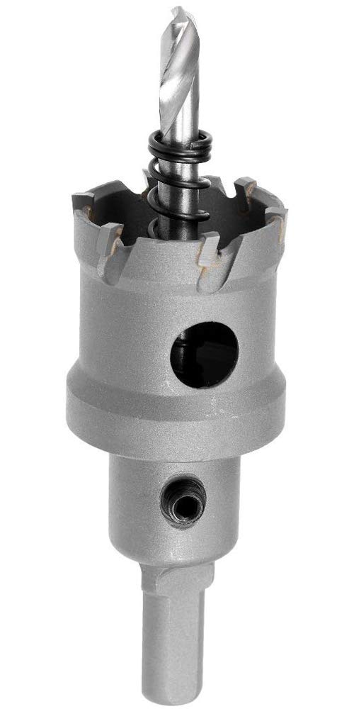 32mm HSS Tungsten Carbide Hole Saw, TCT Cutter Drill Bit, Metal Cutting Hole Saw for Metal Stainless Steel Wood Aluminum