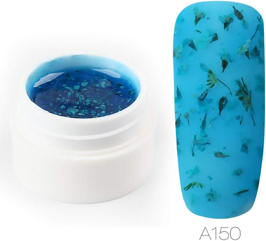 JYS Dry Flower Soak-off UV Gel Polish - Nail Art Accessories Dry Dried Flowers Multicolor - Dry Model Gum Transparent Gum Fairy Series Nail Polish Nail Art Decoration