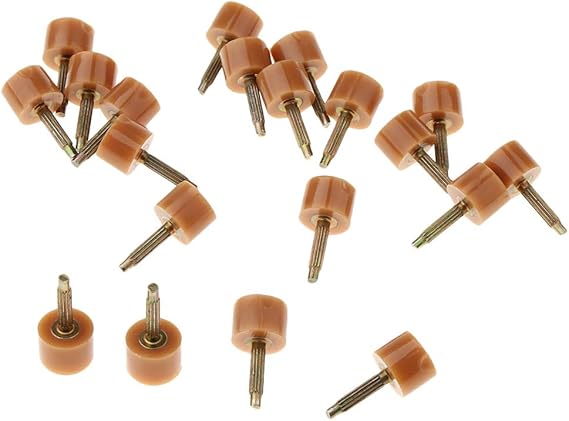 Amazon Co Jp 10ペア ハイヒール 靴修理用釘 靴底 丸形 ヒールキャップ 静音 9mm 10mm Smallベージュ9mm 服 ファッション小物