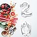 Ecape Silver Number Balloons,32 inch 0-9 Helium Foil Party Mylar Balloons Birthday Decorations (Silver-Two)