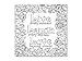 Living in Color Art Therapy Stretch Artist Canvas Primed, 12in x 12in, Color your own beautiful design on Canvas, Live Love Laugh