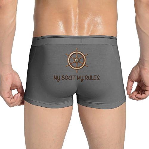 My Boat My Rules Rudder Cotton Underwear Trunks