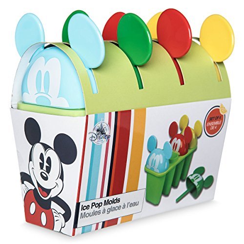 Mickey Ice Pop Mold - Disney Mouse Molds Set of 4 Molds