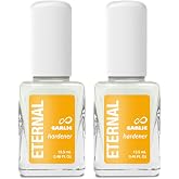 Eternal Garlic Nail Strengthener for Thin Nails and Growth - 13.5mL Base Coat Nail Polish | Clear Nail Polish Strengthener &amp; Nail Hardener for Strong Nails, Nail Growth &amp; Nail Repair, 2 Pack
