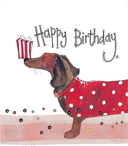 happy birthday daschund