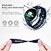 NANW 3-Pack Compatible with Samsung Galaxy Watch Active Bands/Active 2 Bands/Galaxy Watch 3 Bands 41mm, 20mm Soft Waterproof Silicone Sport Strap Replacement Wristbands