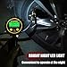 ATsafe Digital Tire Inflator with Pressure Gauge and Back Night LED Light - Heavy Duty Auto Air Inflating Gun with Valve Extender and Core Remover, 200 PSI