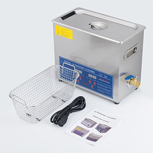 COZ 6L Professional Ultrasonic Cleaner with Digital Timer&Heater for