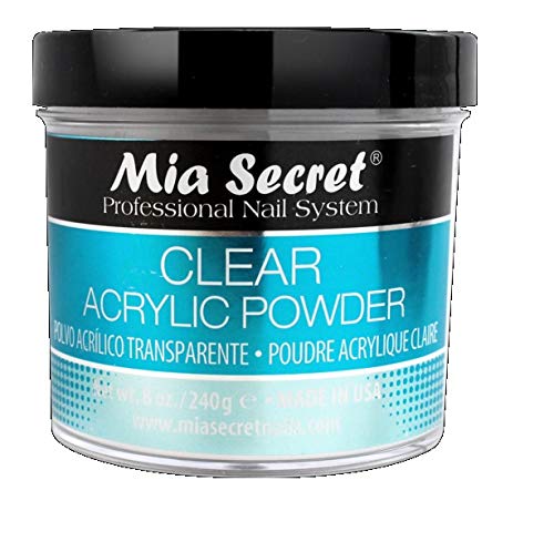 Mia Secret Clear Acrylic Powder 8oz 