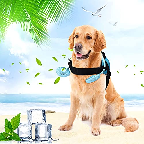 Dog Cooling Vest Fan Cooling Jacket Cooler Dog Fan Cooling Vest Harness